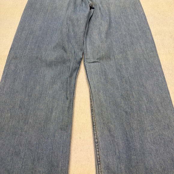 Levi's Premium High Loose Wide Leg Denim Jeans Big E Light Blue Women's 25 - Picture 13 of 15